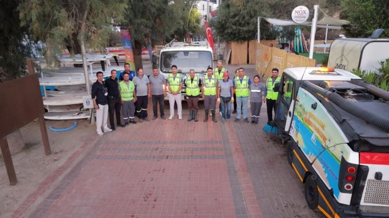 Bodrum’da Kapsamlı Temizlik Çalışmaları Bitez’de Sürdü