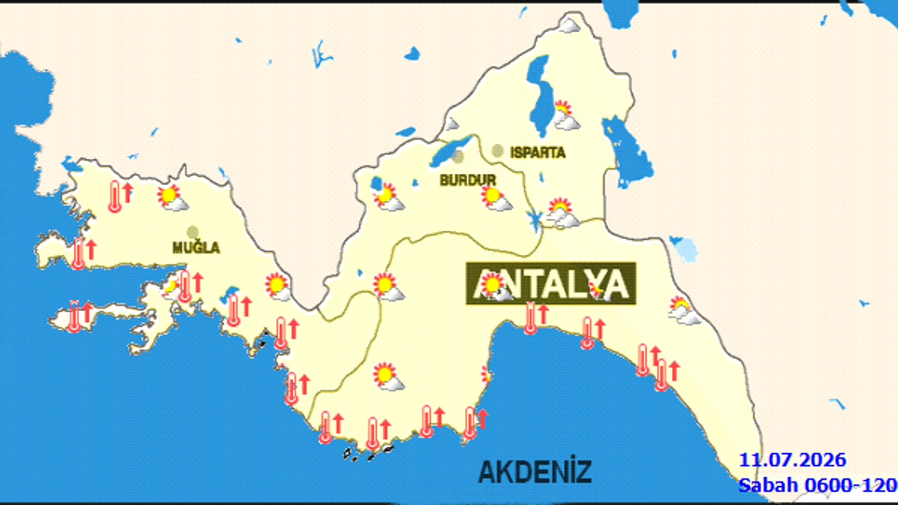 Extreme heat is on the way, will rise to 39-40 degrees in Muğla