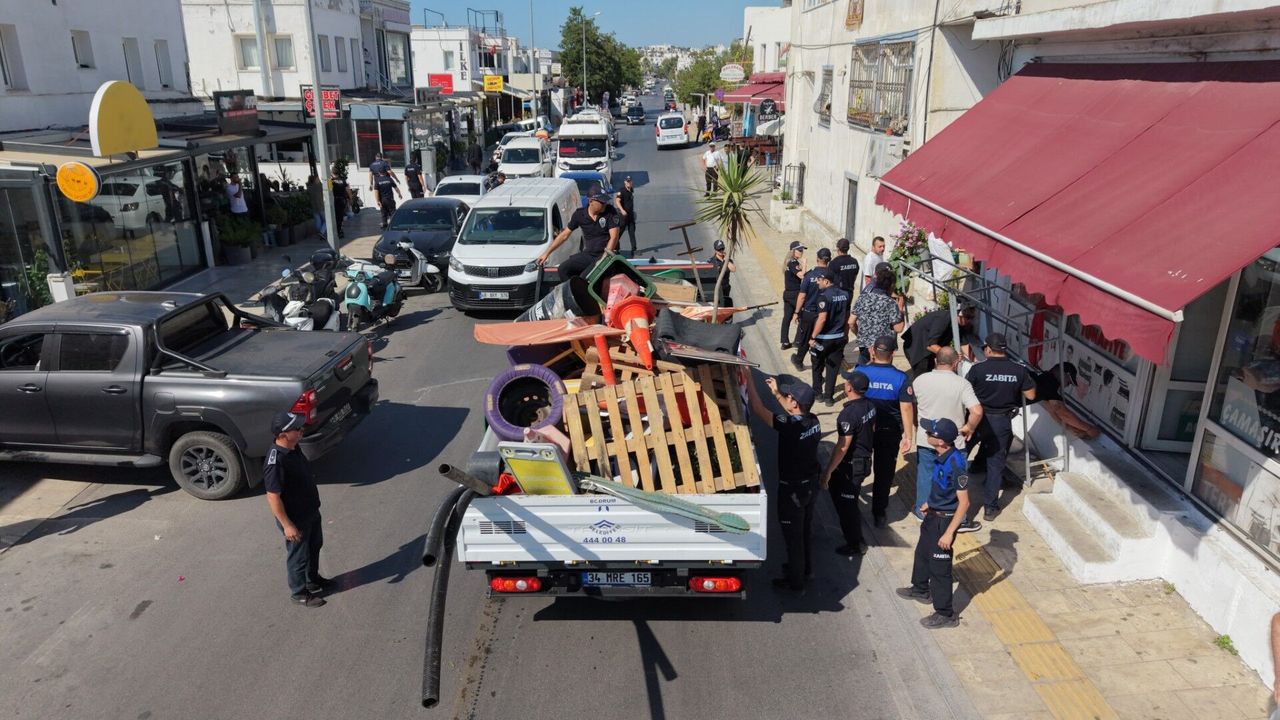 Bodrum’da İşgal Denetimi: Eşyalar Yediemine Kaldırıldı