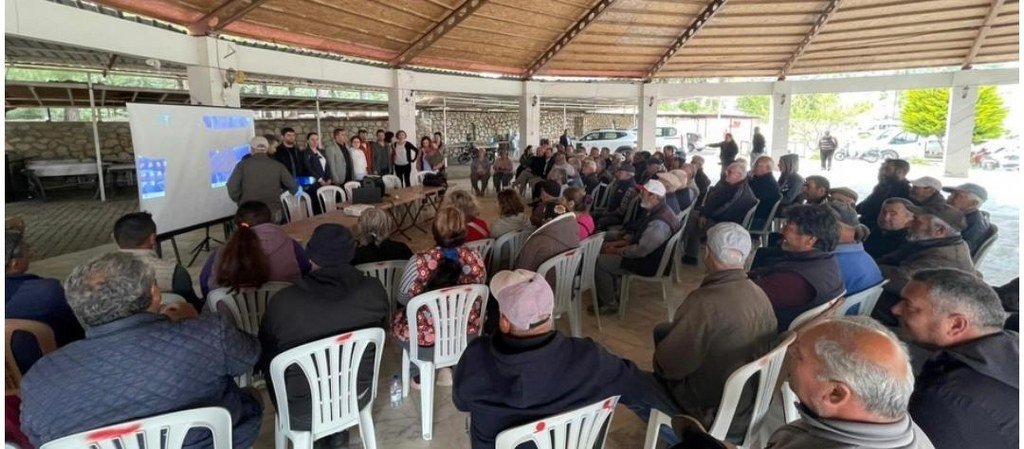 Datça'da çiftçilere yönelik toplantı düzenlendi