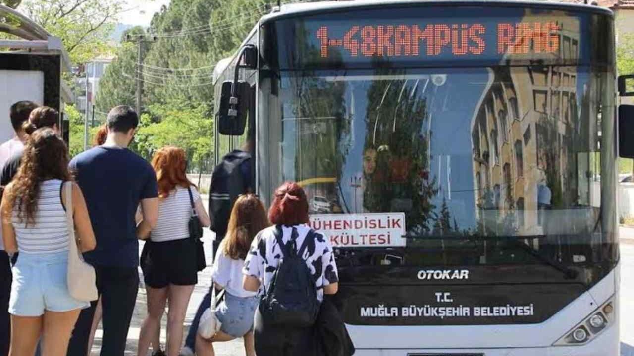 Free Public Transportation in Muğla on July 15
