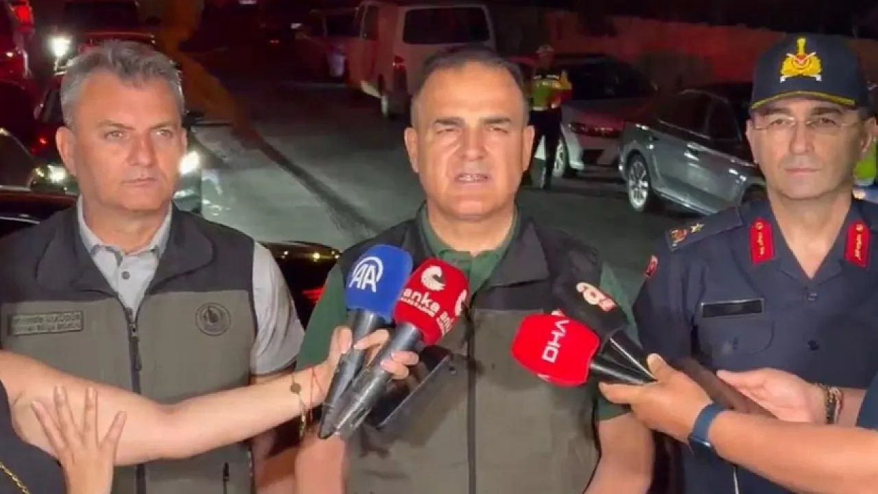 Muğla Governor Akbıyık: 'One thousand one hundred and twenty people were evacuated to safe areas'