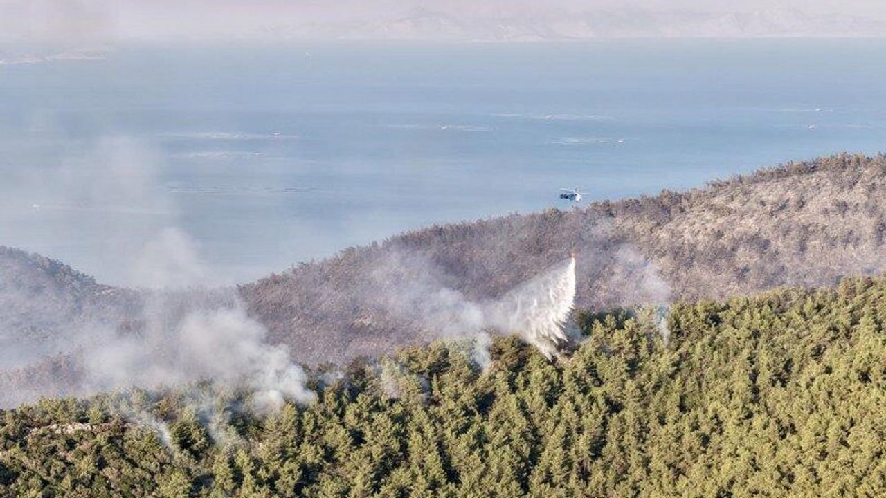 Latest situation in the Milas fire: Flames largely under control