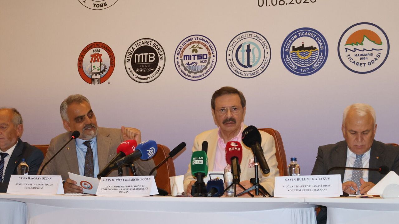 Hisarcıklıoğlu met with Muğla business world: “Success comes when we act together”
