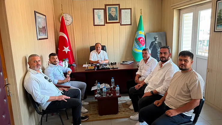 MHP Fethiye İlçe Başkanı Öztürkçü, Ziraat Odası Başkanı Karayiğit’i ziyaret etti