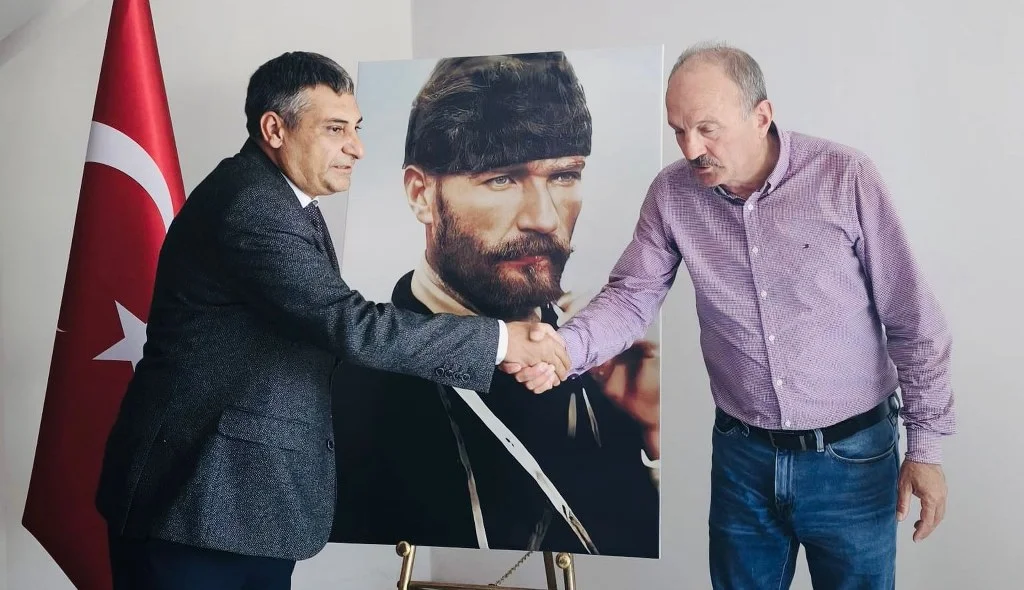 BBP Muğla İl Başkanı Özkan Bozkurt, Behçet Saatcı ile görüştü