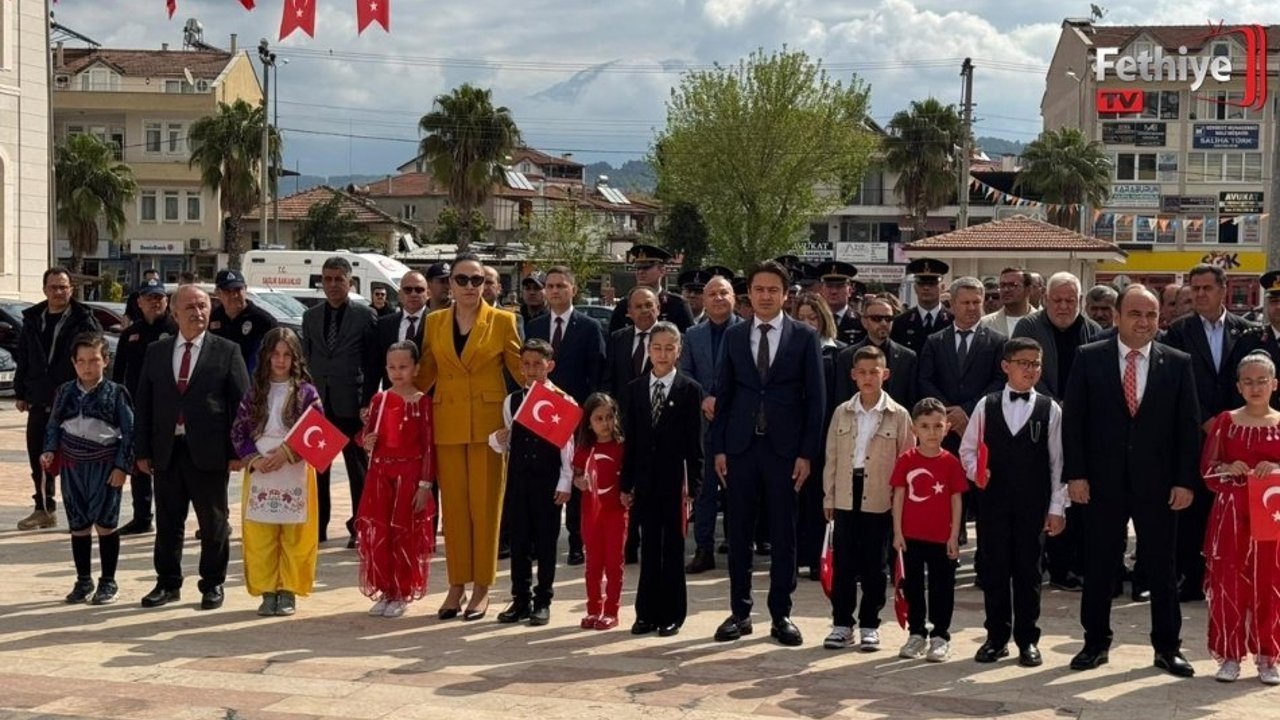 Seydikemer'de 23 Nisan Coşkusu Törenle Başladı