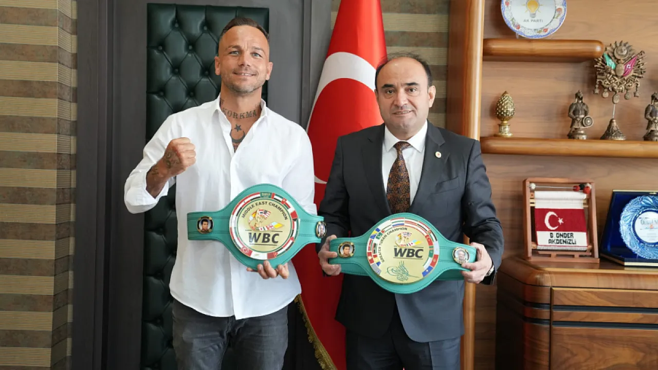 'Demir Yumruk' Şükrü Altay’dan Başkan Akdenizli’ye Ziyaret