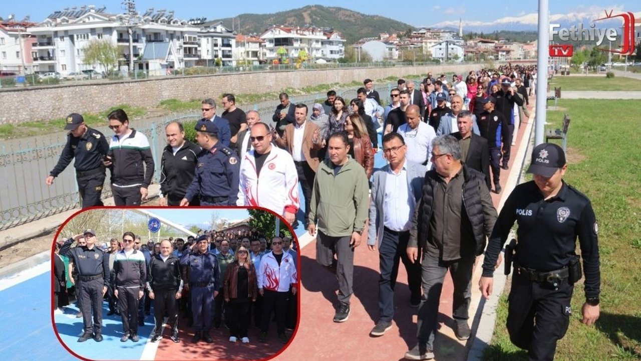 Seydikemer’de Dünya Sağlık Günü Farkındalık Yürüyüşü Düzenlendi