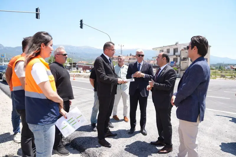 Karayolları Bölge Müdürü Sarıoğlan incelemelerde bulundu