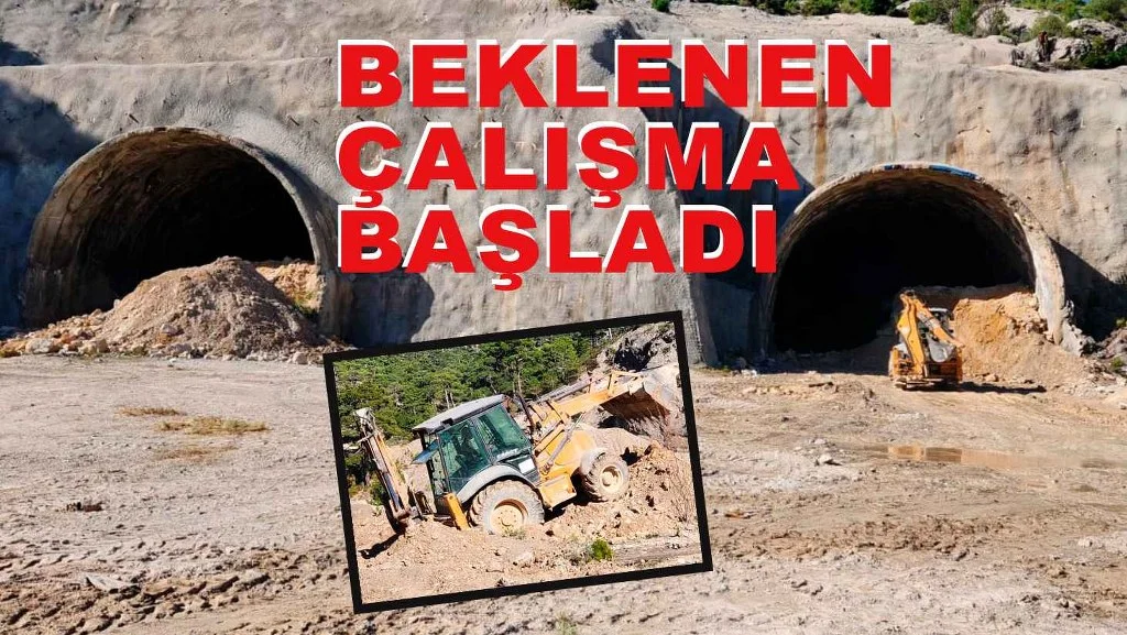 Karabel Tüneli’nde beklenen çalışma yeniden başladı