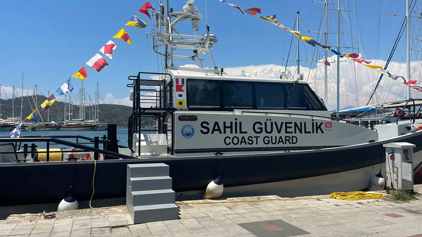 Coast Guard boat opened to public visits in Fethiye